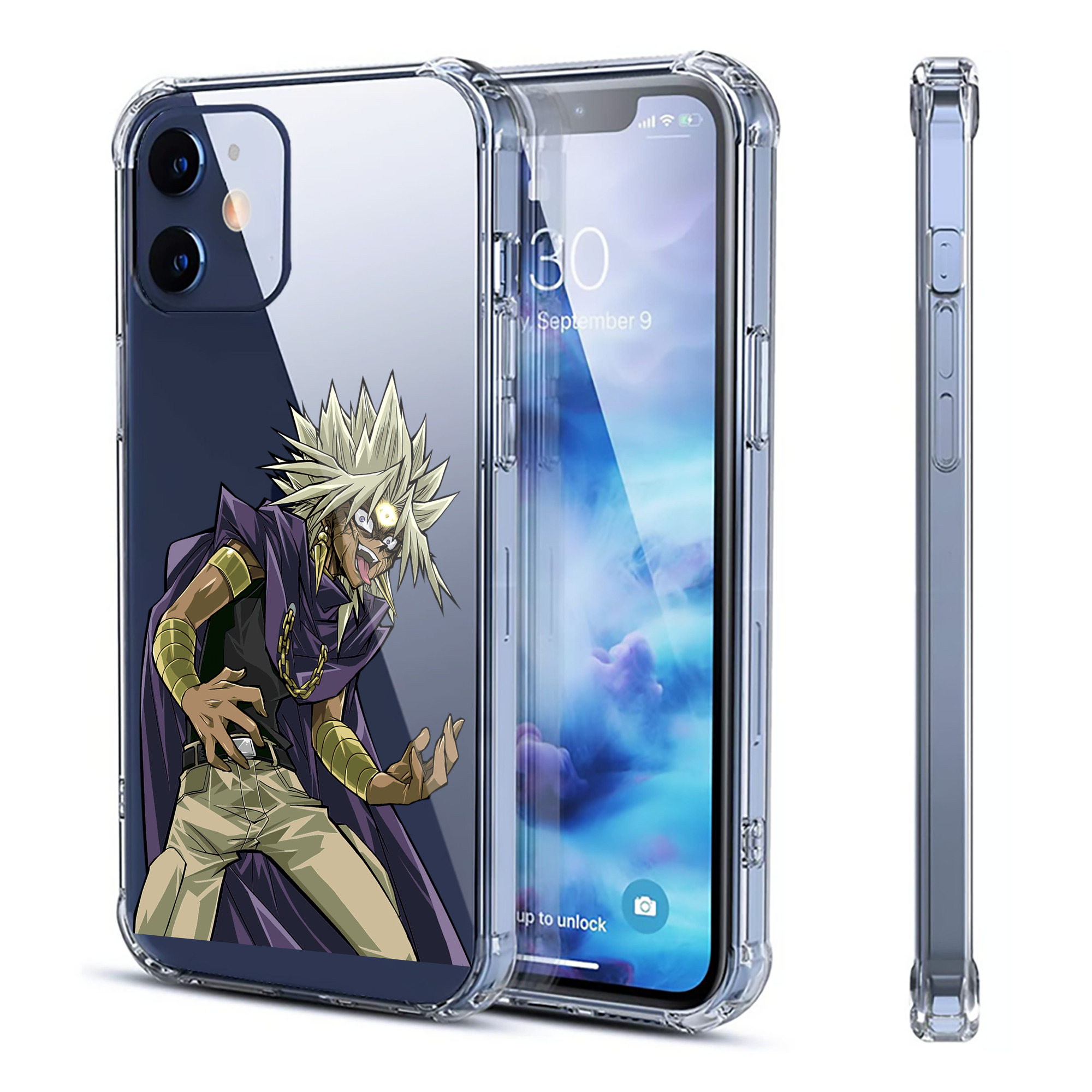 （画像用） 遊☆戯☆王 Yu-Gi-Oh! 【iPhone 12シリーズ対応】透明スマホケース（クリアソフトケース）